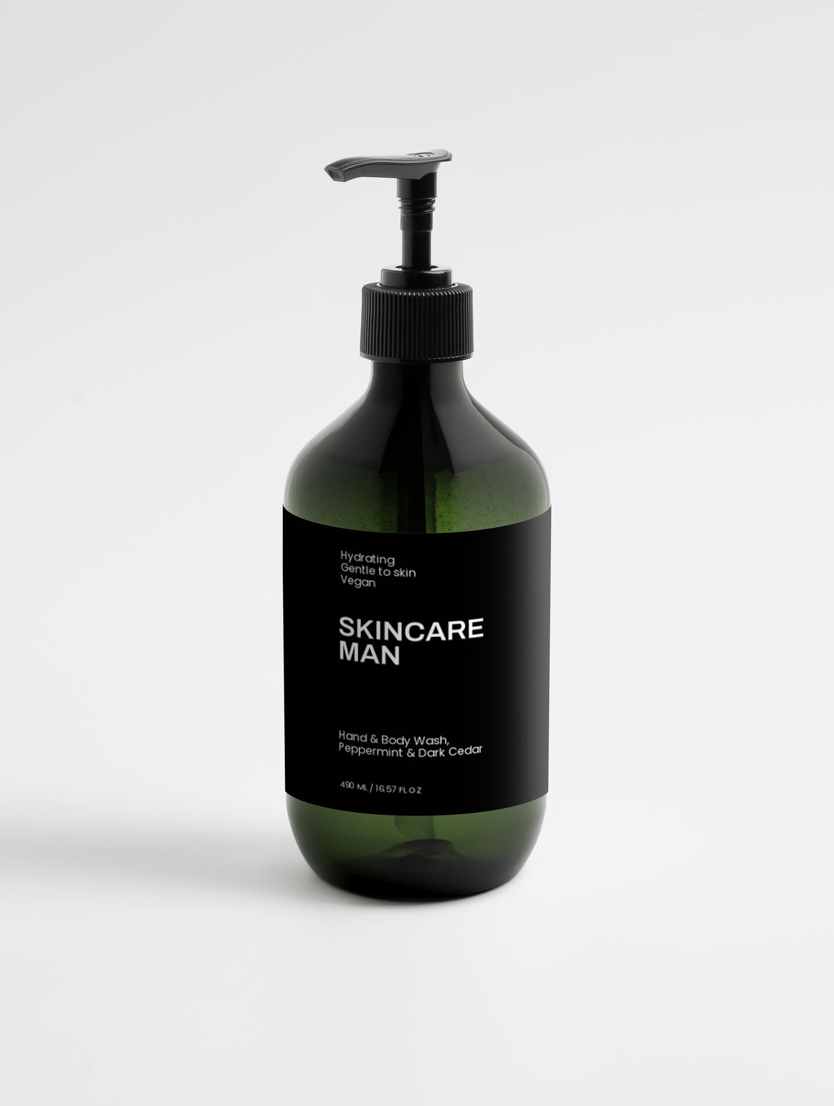Hand & Body Wash, Peppermint & Dark Cedar